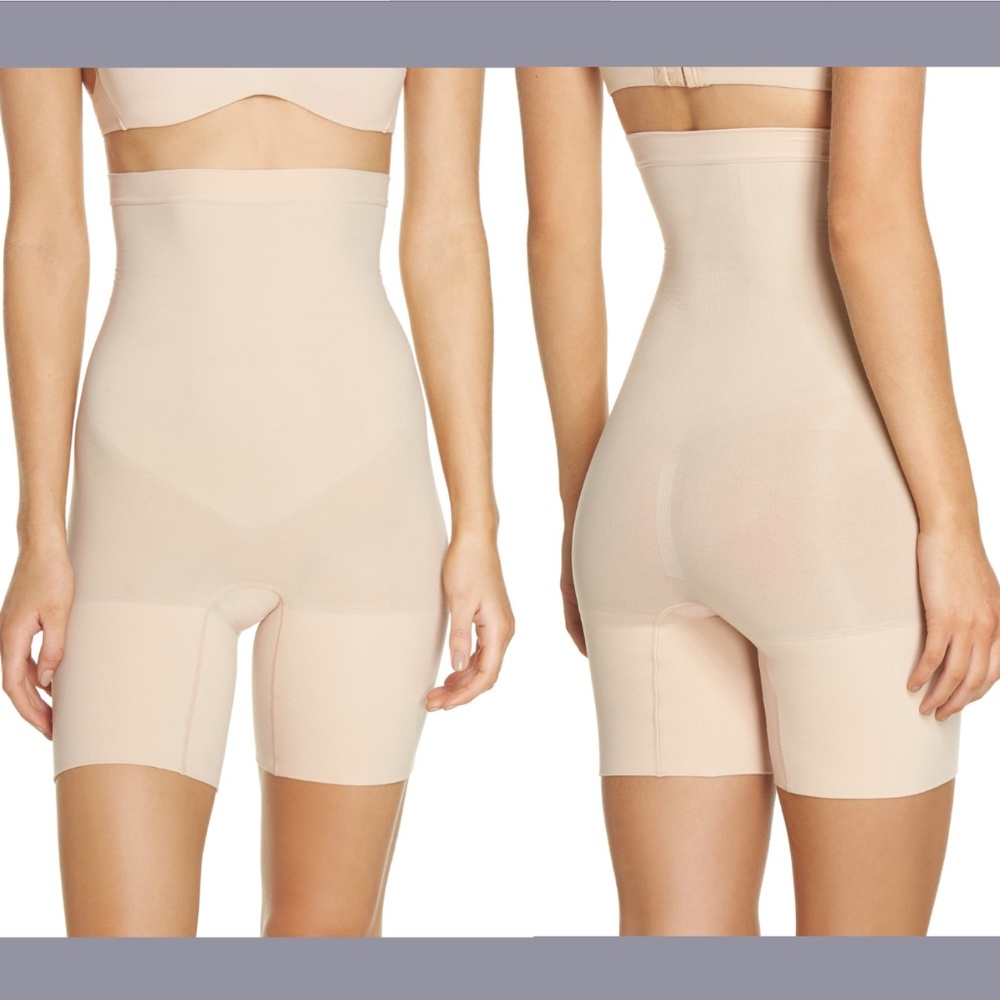 NEW $38 Spanx [ XL ] Higher Power Shaping Shorts in Soft‎ Nude